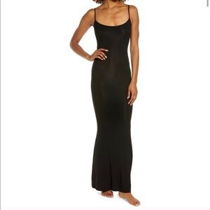 SKIMS Black Slip Dress Maxi Small B79